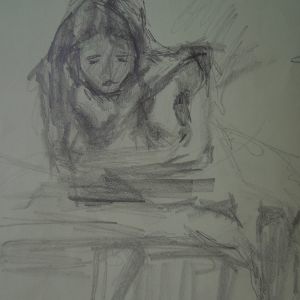 03 studie  houtskool 