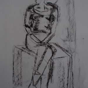 02 studie houtskool 